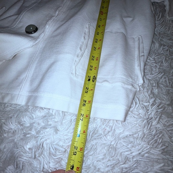 SOFT SURROUNDINGS Chartreuse large Button-Front Jacket, XL 100% cotton - Picture 8 of 8